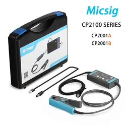 Micsig CP2100A and CP2100B Oscilloscope AC/DC Current Probe Low Frequency High Precision 800KHz 2.5MHz Bandwidth 100 Moves 7Arms