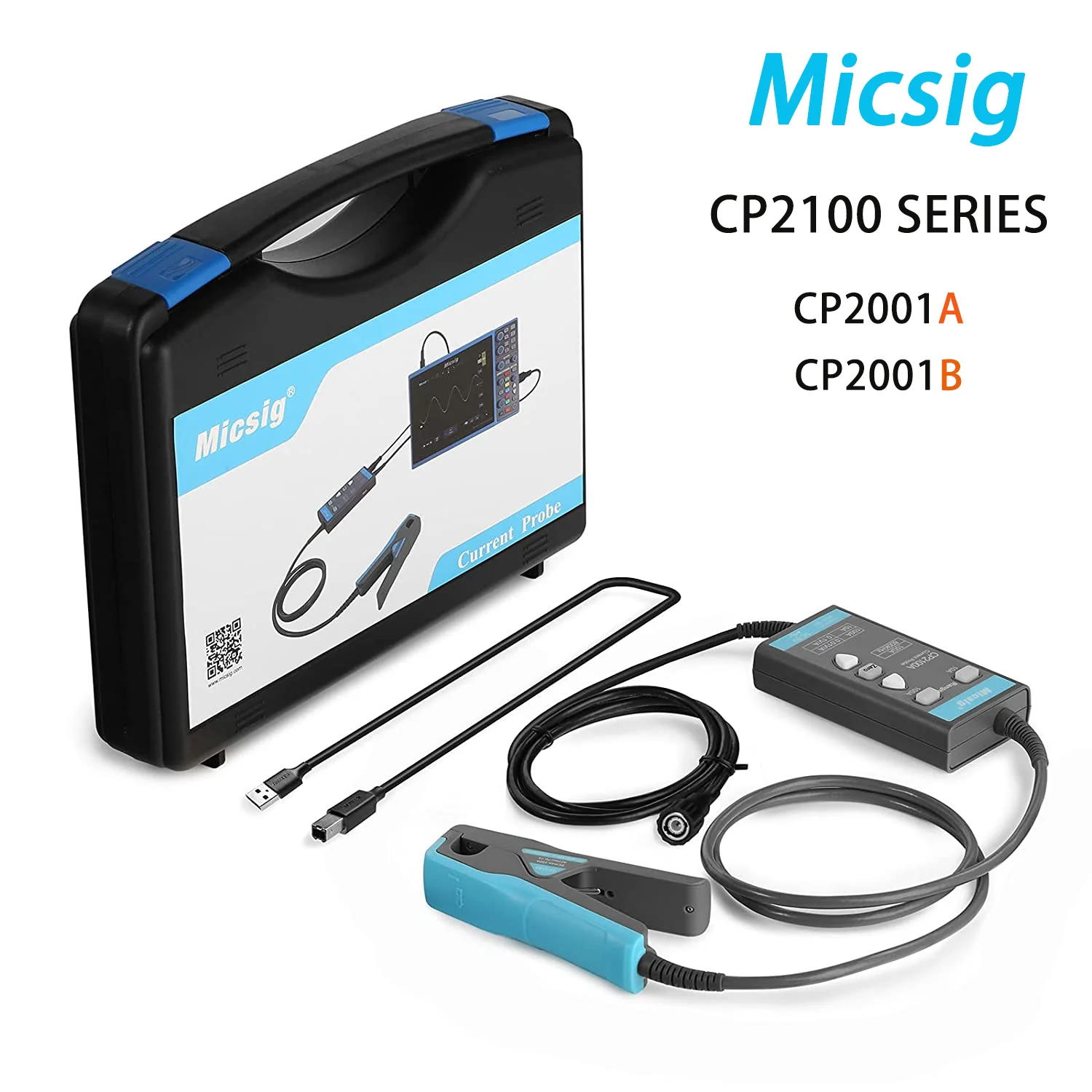 Micsig Cp2100a e Cp2100b Osciloscópio ac dc Sonda de Corrente Baixa Frequência Alta Precisão 800khz 25mhz Largura de Banda 100 Movimentos Braços