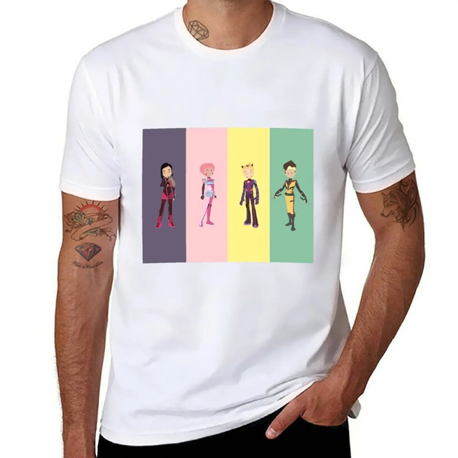 

t shirts for cotton T-Shirt anime Lyoko shirts quality t shirts high t man cotton oversize Code