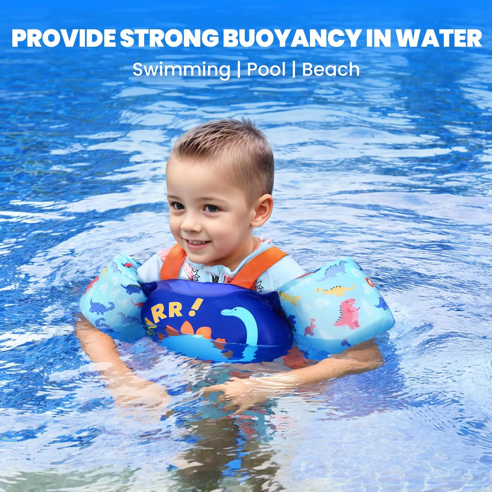 Baby Swimming Floating Arm Sleeve Safety Swimming Training Pool Float Arm Vest Infant Vest Swimming Equipment Armbands Life Vest