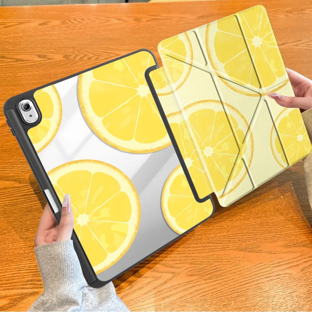 With Pen Slot Cover Tablet Case For Samsung For Galaxy Tab S7+ S8+ 12.4 inch A8 2022 S7 FE S8 A11 Plus S9 FE S9+ S6 Lite 10.4