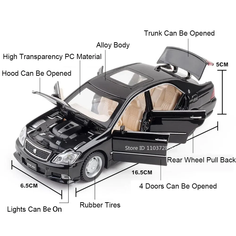 รถของเล่นจำลองรุ่น AE86 สเกล 1:32 ผลิตจากโลหะผสม แบบดึงหลัง มีเสียง มีไฟ ประตูเปิดได้ ภายในเหมือนจริง เหมาะสำหรับเป็นของขวัญสำหรับเด็ก