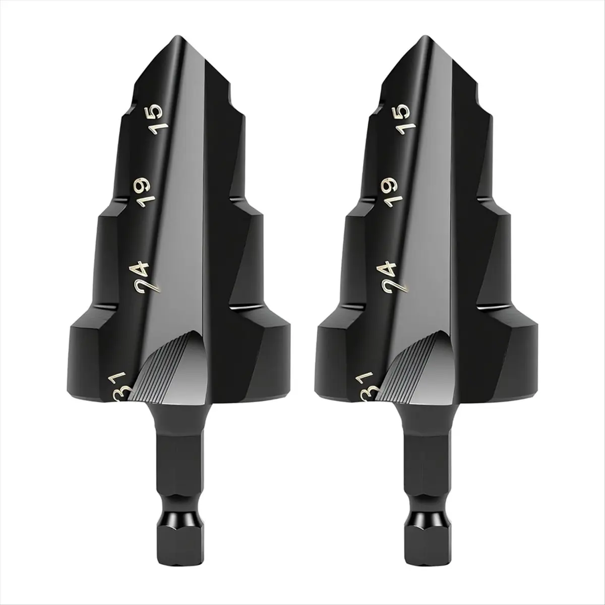 Budget-Friendly- PPR Lifting Stepped Drill Bit Reamer Drill Set for 15 to 31mm Pipes - 1/4 Hex Shank Quick Change Tool Kit 2PCS