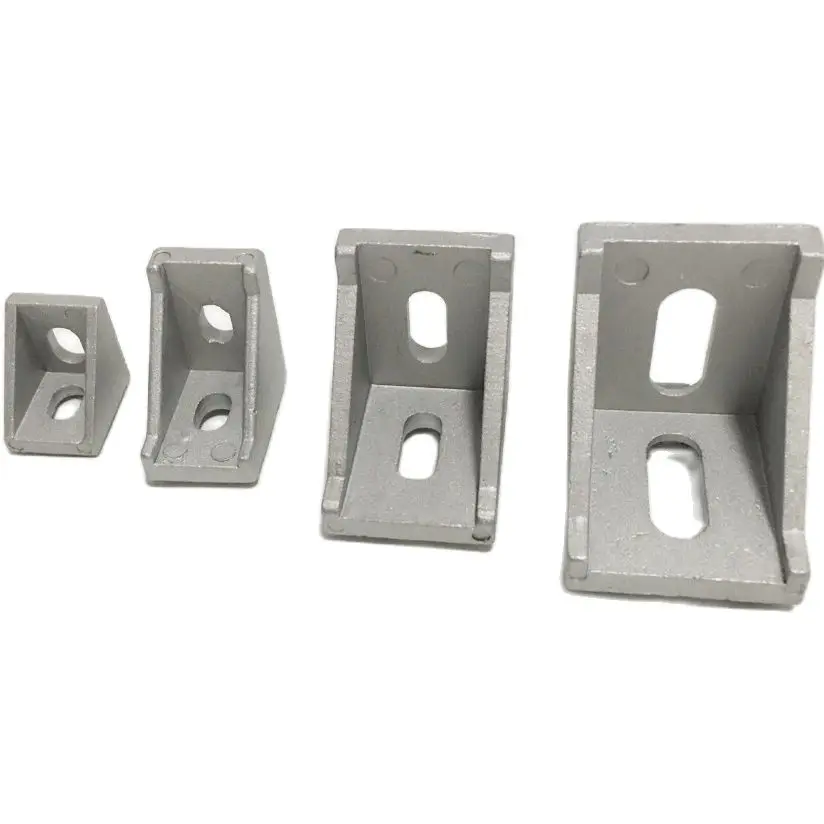 

50pcs 2028 Corner Fitting Angle Aluminum 28 x 28 L Connector Bracket Fastener Match Use 2028 Industrial Aluminum Profile