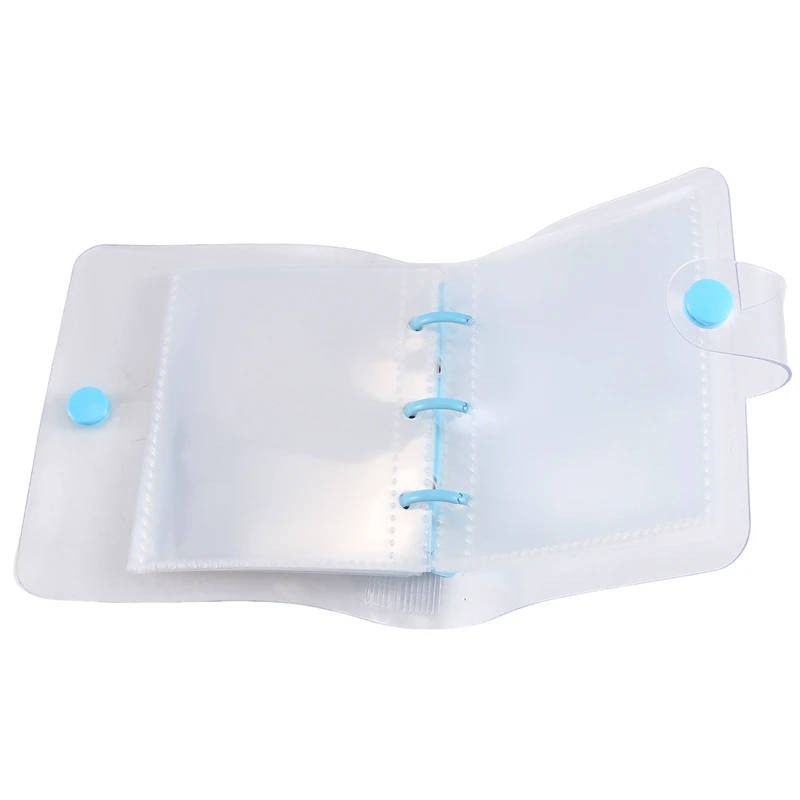 2100 Savings Challenge Binder Money Saving Challenge Mini Budget Binder With Cash Envelopes PVC Blue 1 PCS