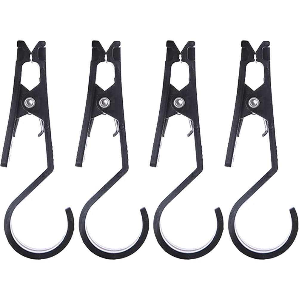 

4Pcs Tent Clip Plastic Canopy Clamp Heavy Duty Outdoor Tent Hanging Clip Camping Tarp Clamp Fastener Hanging Lamp Hook for Tents