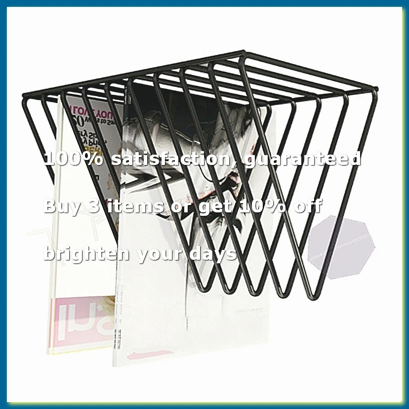Vinyl Record CD Magazine Storage Rack Album Display Rack Multifunctional Vertical European Art CollectionA09G