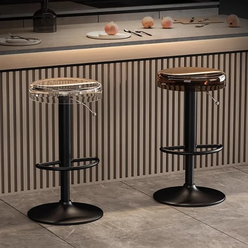 

Modern Minimalistic Bar Chair Living Room Adjustable Height Luxury Simple Bar Chair Trendy Ergonomic Taburetes De Bar Furniture