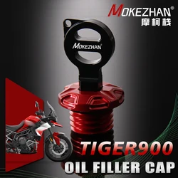 Tapa de llenado de aceite de motor antirrobo para motocicleta, tapa de enchufe para Tiger900 Tiger 900 GT PRO LOW RALLY Bond Edition Tiger900gt 2024 +