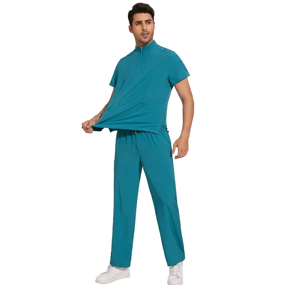 Unisexowe fartuchy chirurgiczne, bluzy medyczne, męskie uniformy medyczne, komplety fartuchów szpitalnych, akcesoria dla pielęgniarek, spodnie, odzież robocza do kliniki dentystycznej, spa.