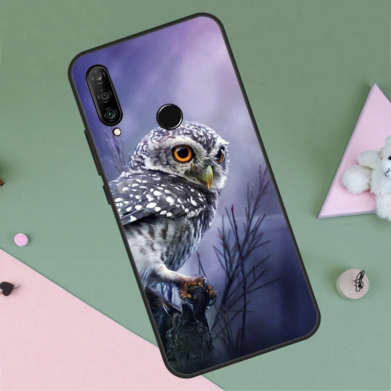 Cartoon Owl For Huawei Nova 9 10 SE Y91 Y61 Y90 Y70 Y60 Y72 12s 12i 11i 7i 8i P60 Pro P30 P40 Lite Case view 5