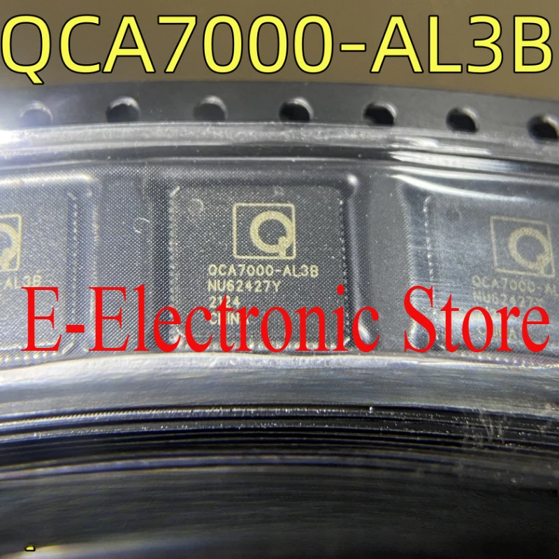 

2PCS/LOT QCA7000-AL3B QCA7005-AL33 QFN-68 PHY 1-CH 3.3V 68-Pin QFN EP 10Mbps Single Chip MAC/PHY XCVR IN