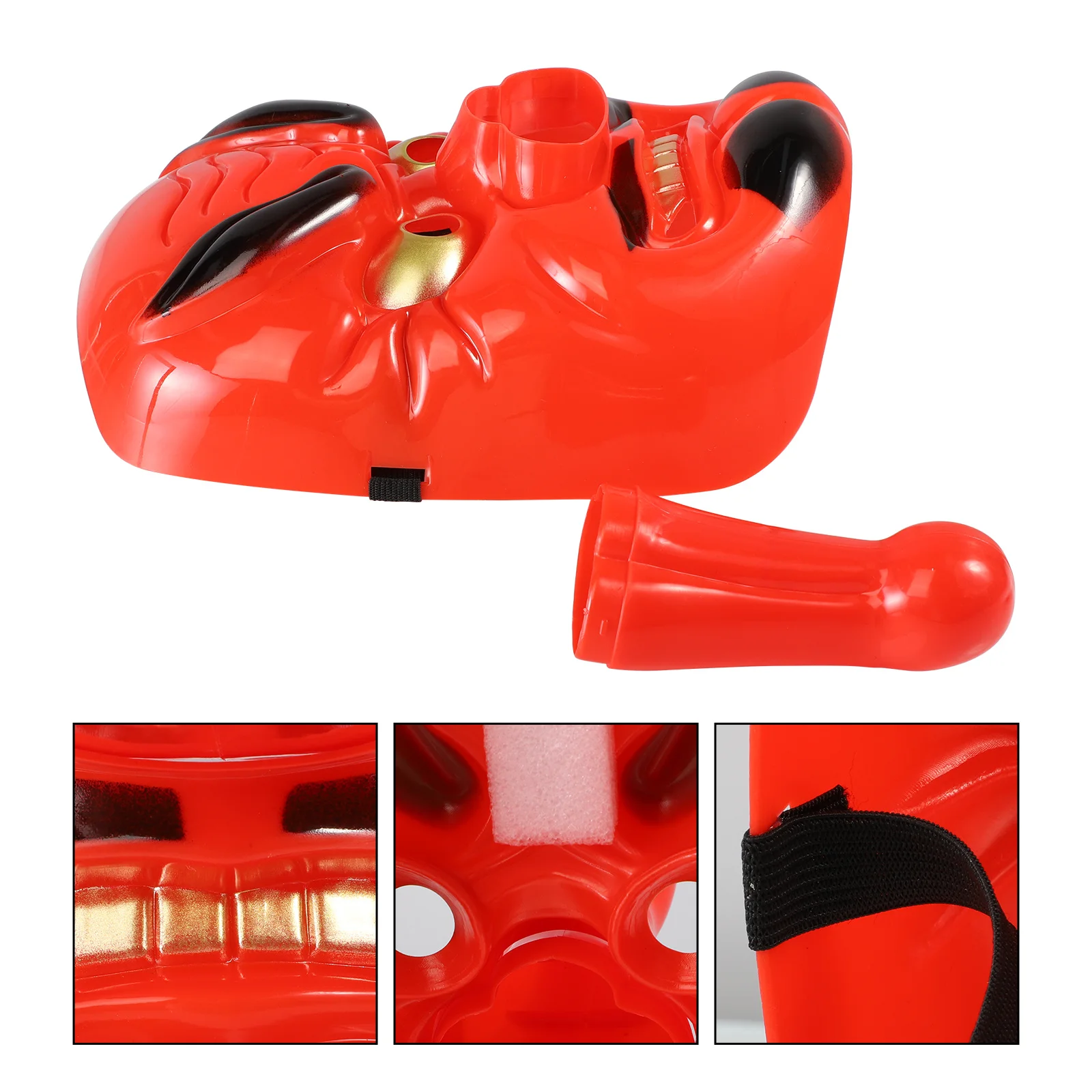 

Red Horror Tiangou Mask Scary Cosplay Party Decoration Fancy Dress Prank Performance Costume Creative Dancing Mask