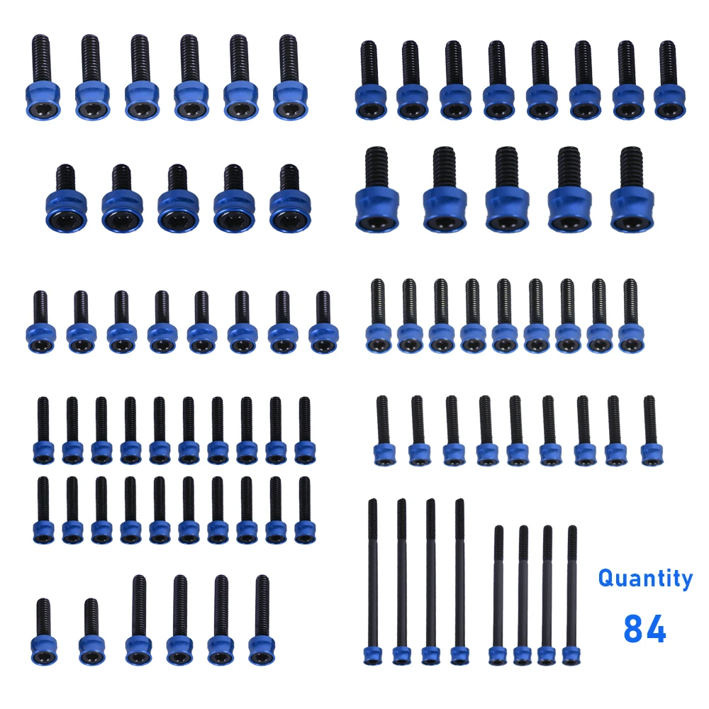 مجموعة مسامير المحرك الملونة لعالم الدراجات النارية لـ Harley M8 Softail/Touring
