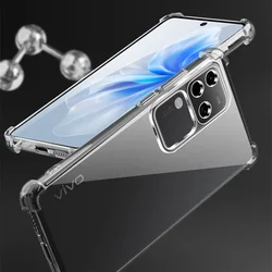 Shockproof Airbag TPU Case for VIVO V30 V29E V27E V29 V27 5G Pro Plus Protective Cover Capa Fundas Coque Shell Coque