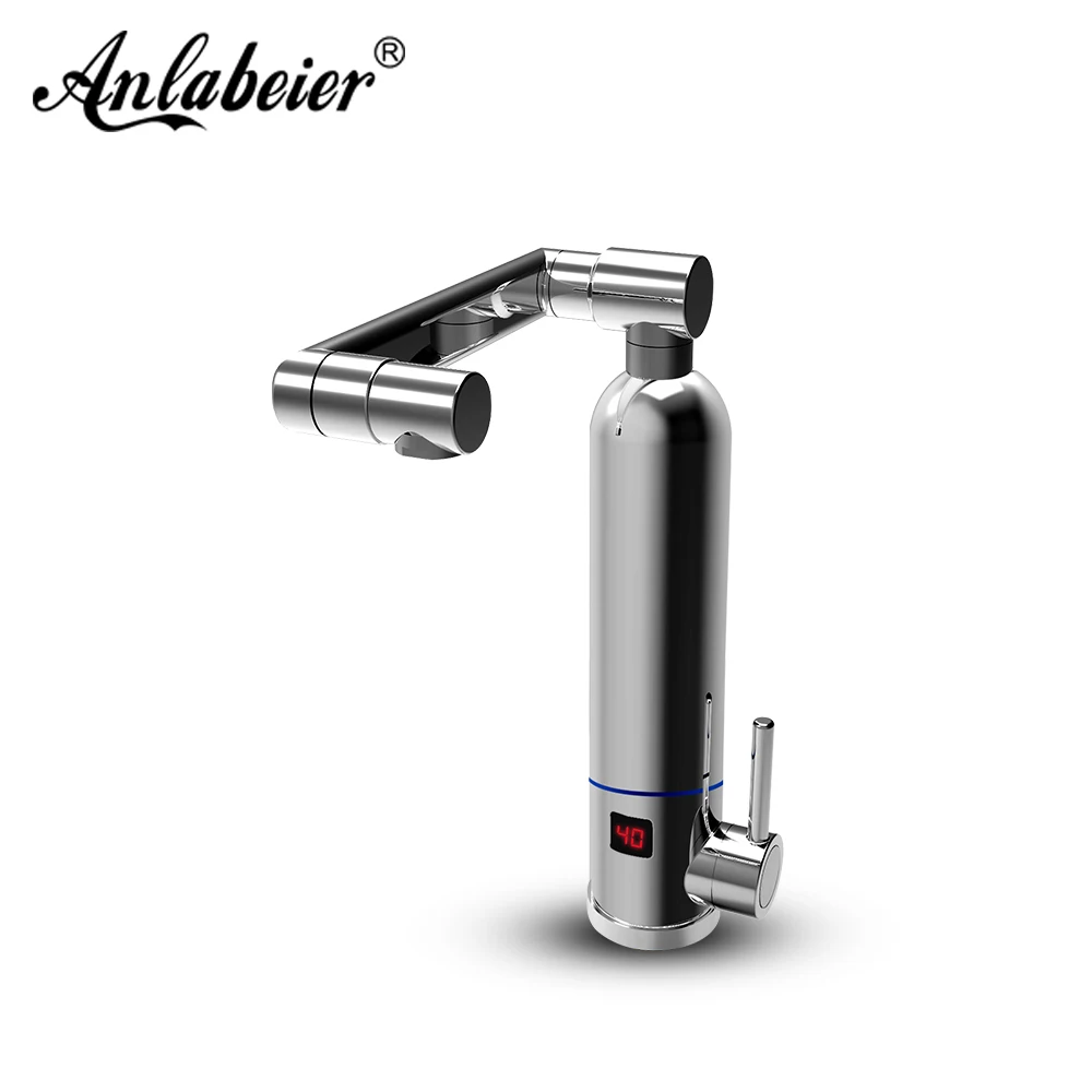 

China factory anlabeier brand kitchen sink electric hot tankless instant water heater tap