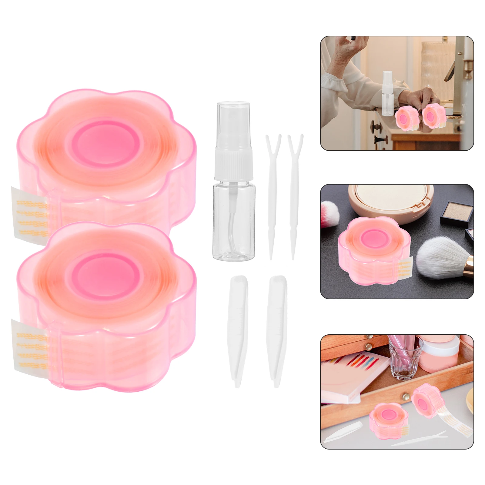 

Double Eyelid Tapes Invisible Adhesive Lifter Strips Women Girls Lace Sticker Makeup Supplies Long Lasting Natural Breathing
