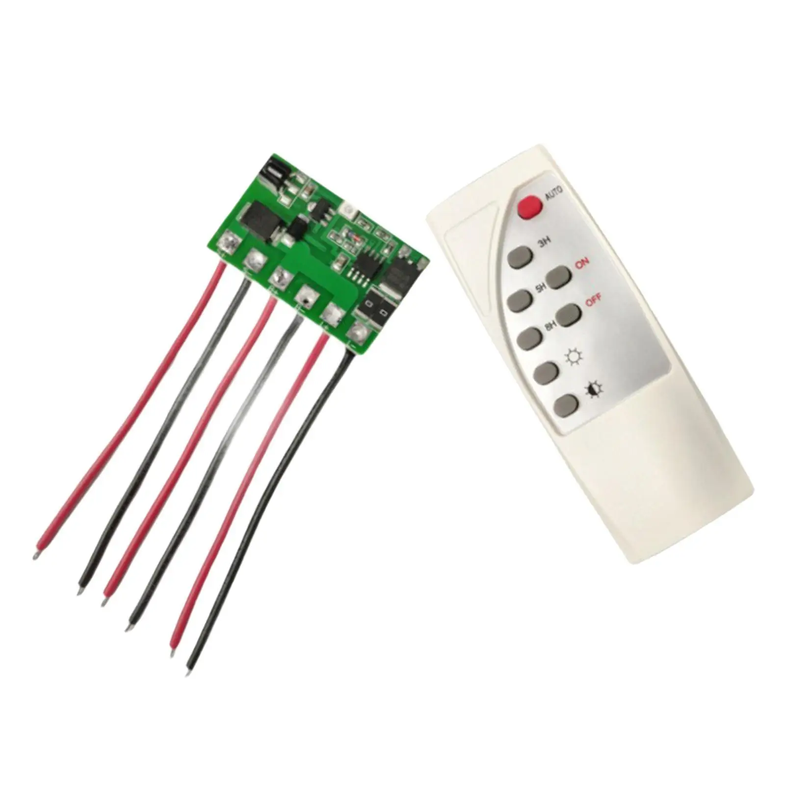 

Solar Lamp Control Board Stable Electronic Component with Remote Controller Replacement Automatic Control Lamp Controller Module