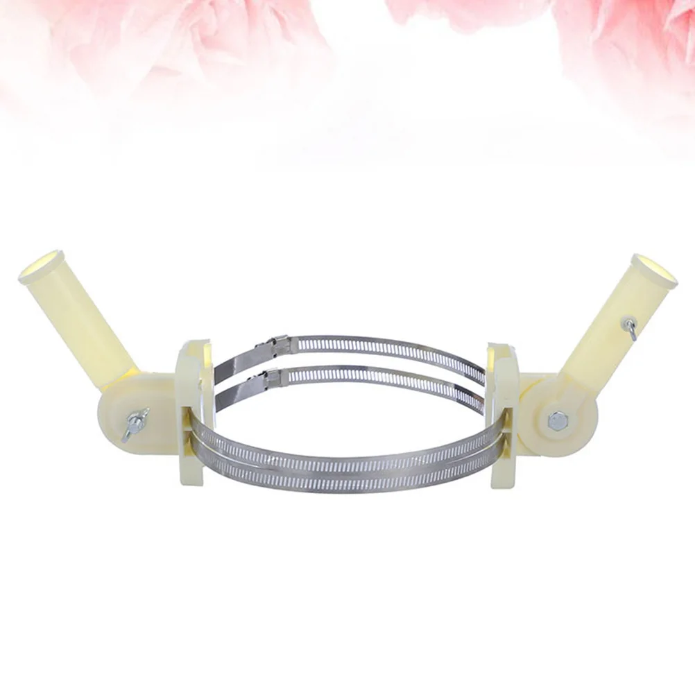 

2Pcs Flagpole Holder Plastic Brackets Durable Flag Post Mount for Outdoor Porch Balcony Garden Flagpole Holder