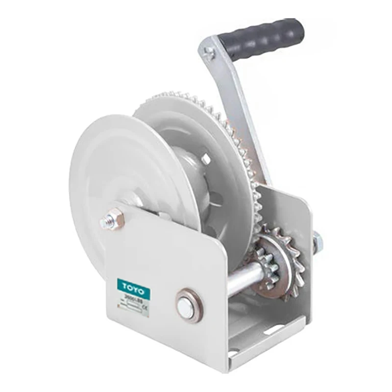 

High Quality Chinese Manufacturer Mini Aluminum Brake Pulling 1 3 5 Ton Manual Hand Winch With Special Heat Treatment