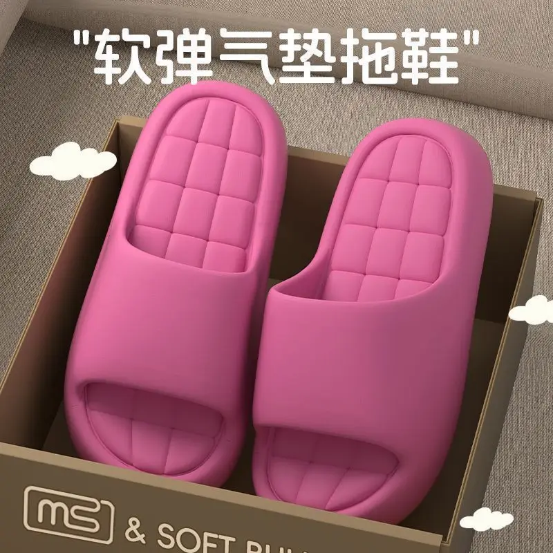 

Candy Color Soft Bottom EVA Slippers Women Summer 2026 Thick Platform Comfortable Cloud Slippers Woman Outdoor Beach Sandals 45