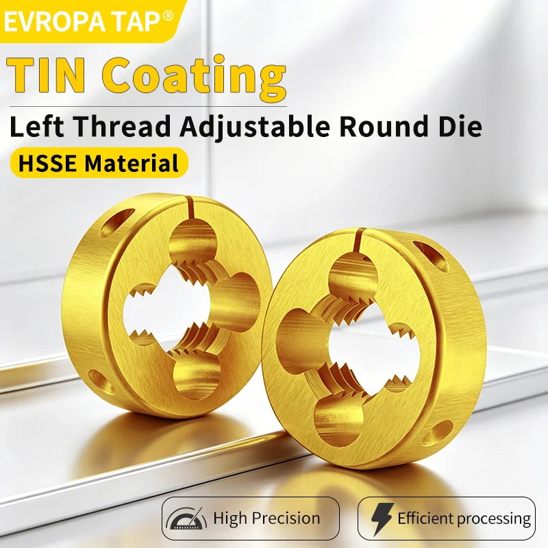 

HSSE With Tin Adjustable AR-D Round Die NPT 1/16-27 1/8-27 N P T 1/4-18 3/8-18 1/2-14 3/4-14 Screw Thread Threading Dies