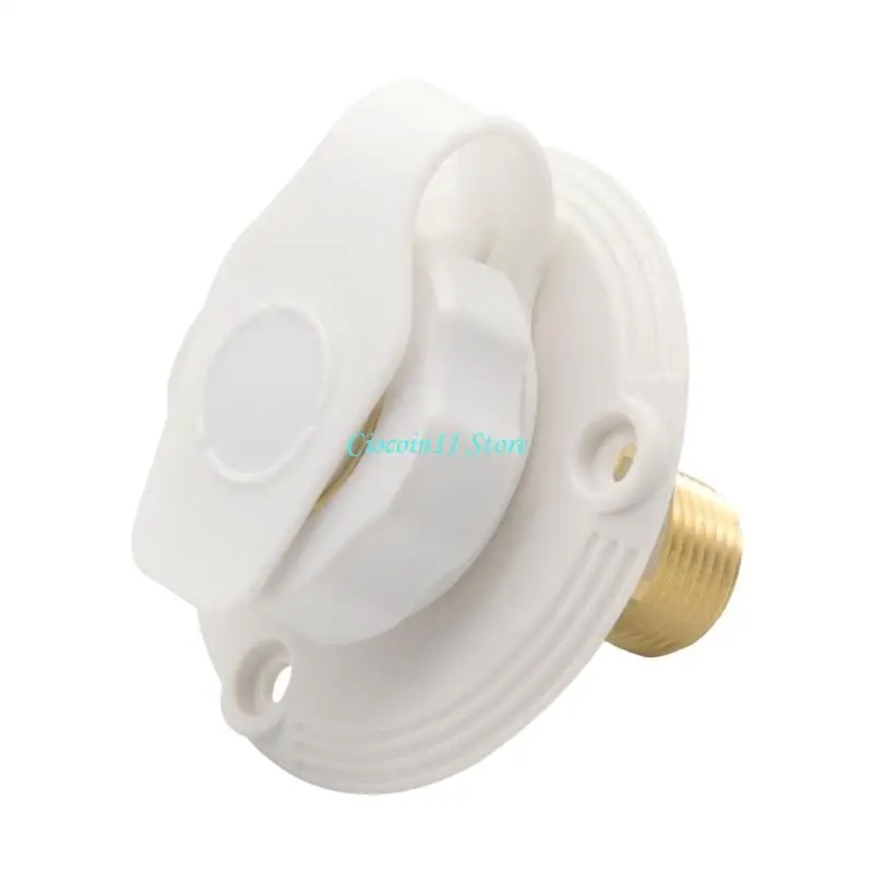 

Y1UB Leak Resistant RVs Water Connection Brass Components And Universal ABS Housing Water Fill Hatches Inlet