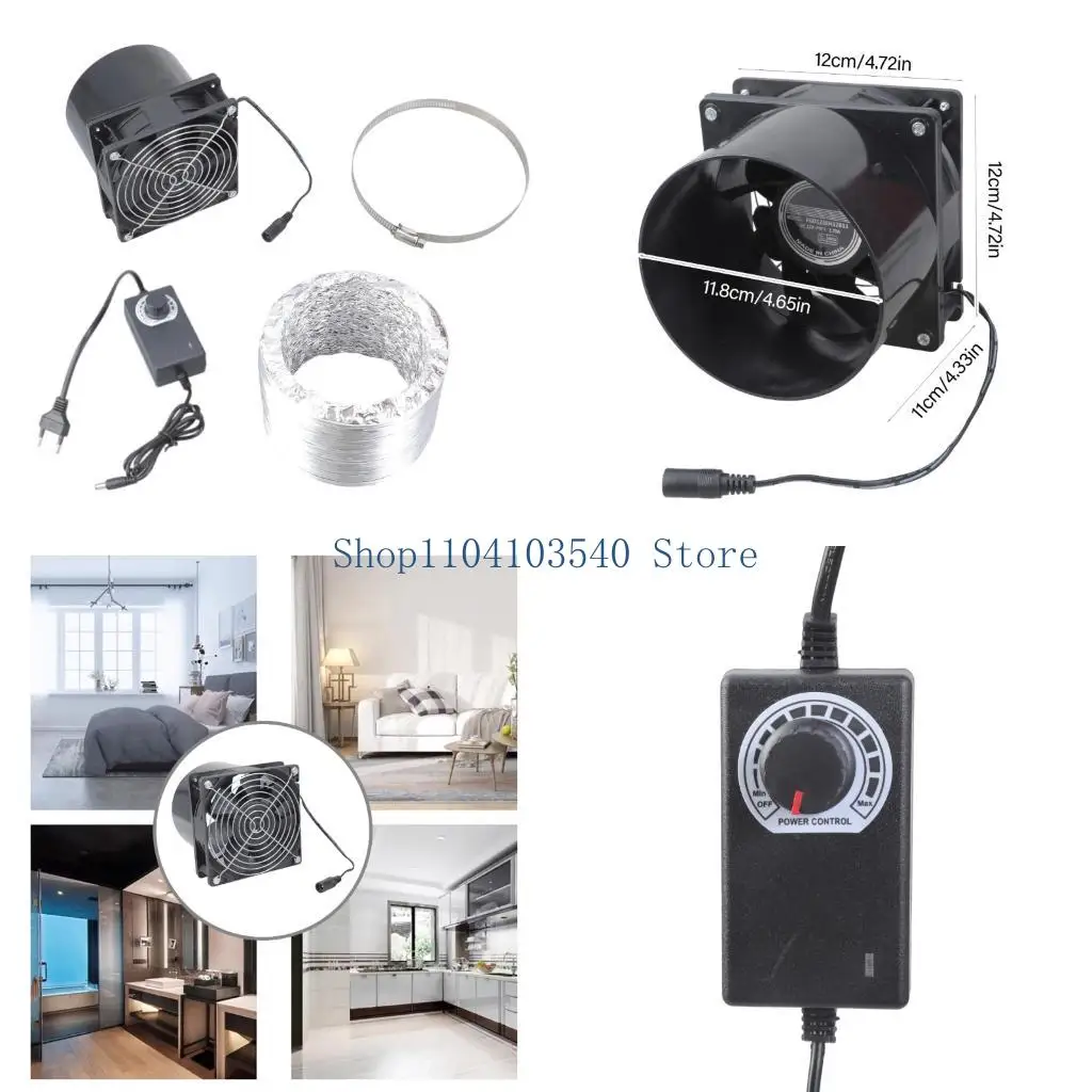 

02DC 12V 12CM Вентиляционный вентилятор Двойной шариковой подшипник подходит для пайки Сервер Сервер