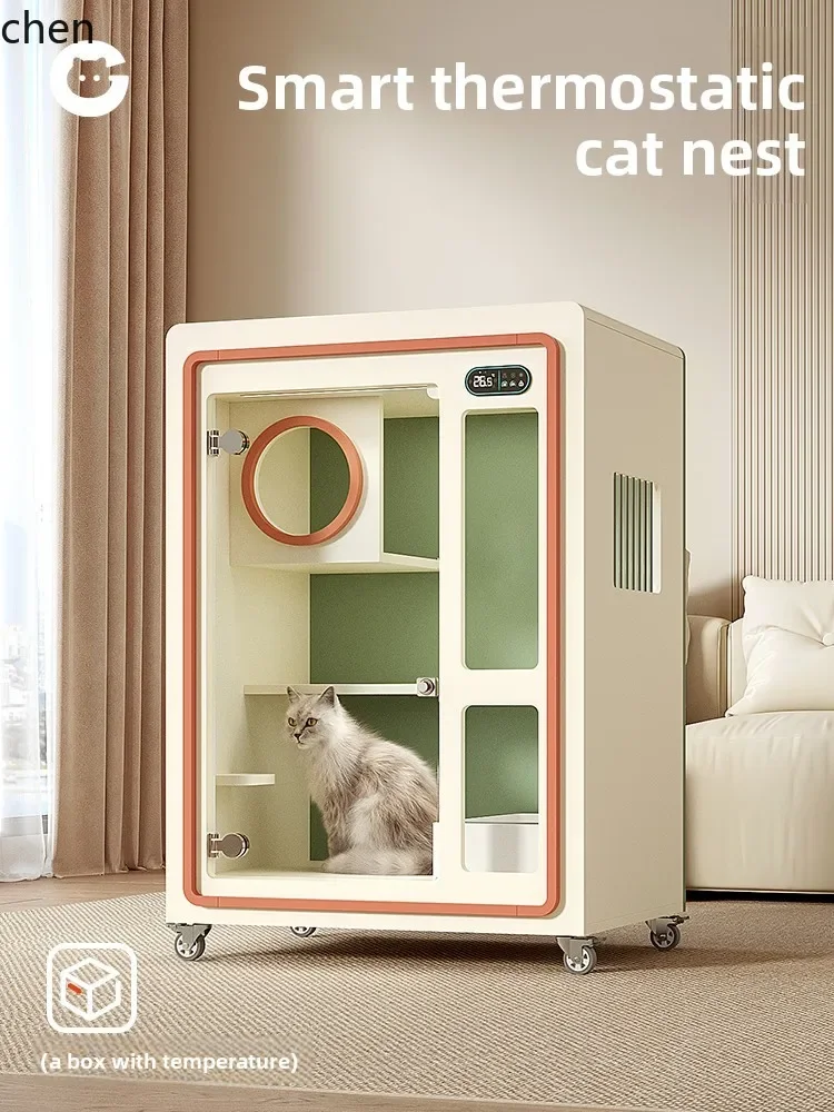 constant temperature cat nest warm kitten cage fresh air deodorization four seasons universal cat cabinet pet smart