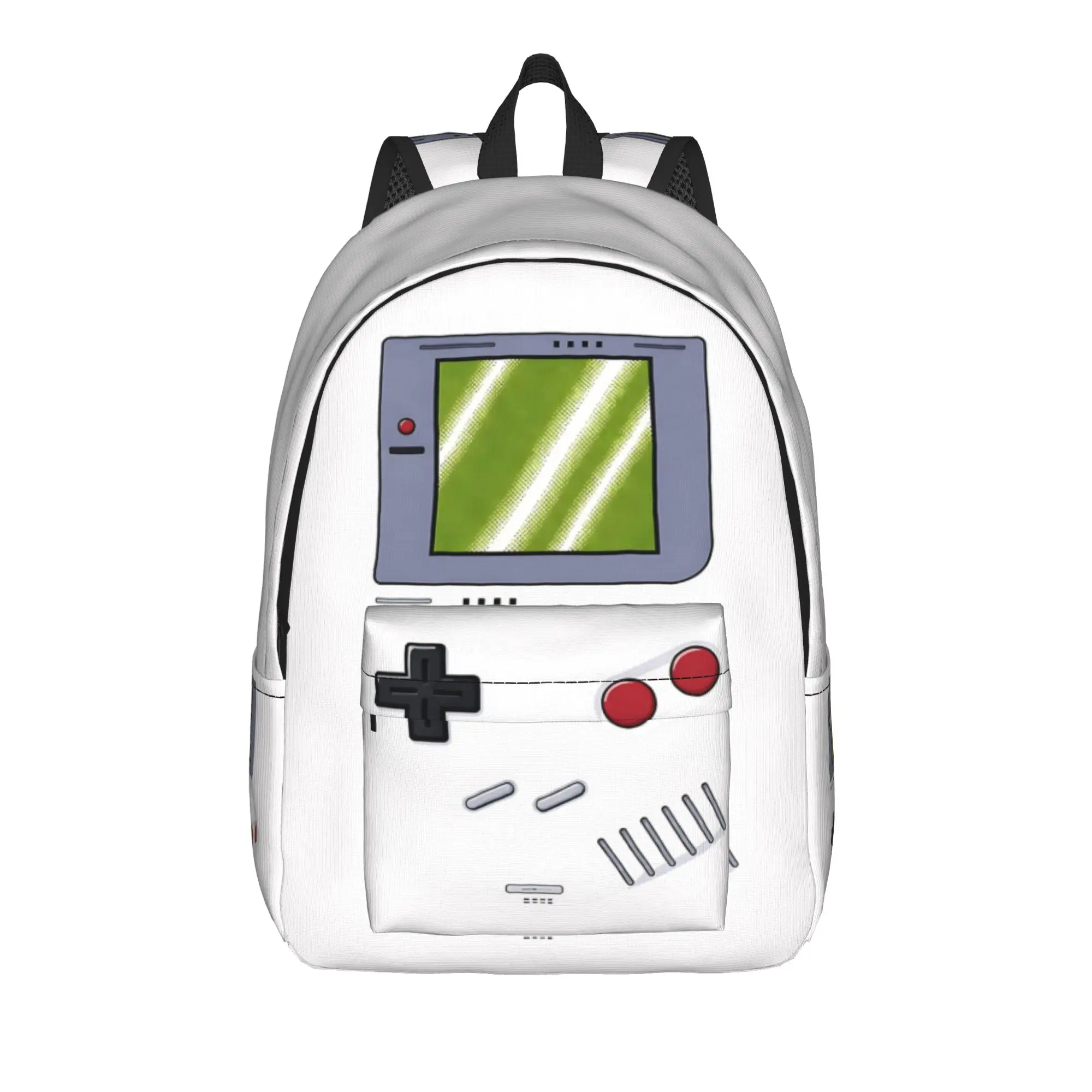 

Games Console Handheld Old School Gaming Classical Backpack with Pocket Student Hiking Travel Gamer Daypack College Canvas Bags