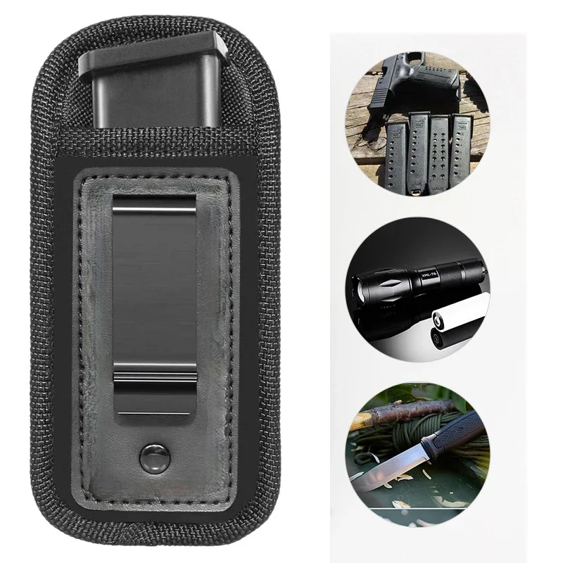 

Outdoor Concealed Tactical Tactical Magazine Pouch Concealed Pistol Carry Small Belt Pouch Accessory Bag for Glock 17 19 1911