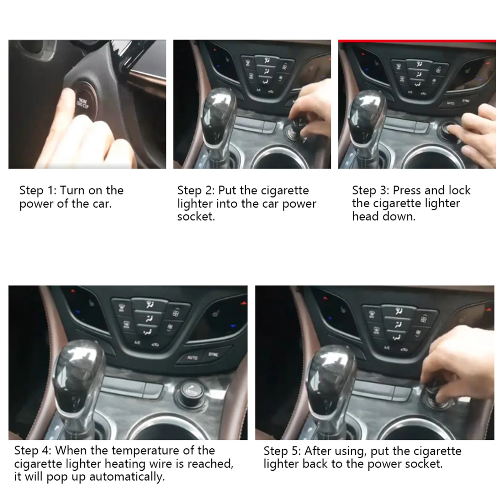 سيارة ولاعة السجائر 12 فولت 20 مللي متر السيارات السيارات قابس طاقة المقبس الناتج التلقائي السجائر الإشعال أخف السجائر الإشعال أخف #3