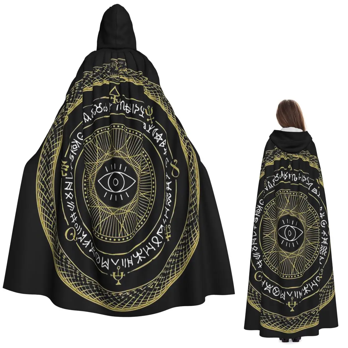 

Средневековый костюм ведьмы, накидка для косплея, Хэллоуин, вампир, унисекс