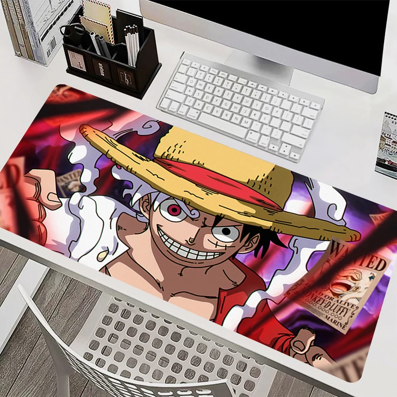 

Mouse Pad PC Accessories Keyboard Pad Anti Slip Mousepad Office Desk Mat Rubber Tablet Pad One Piece Luffy Gaming Extended Pad