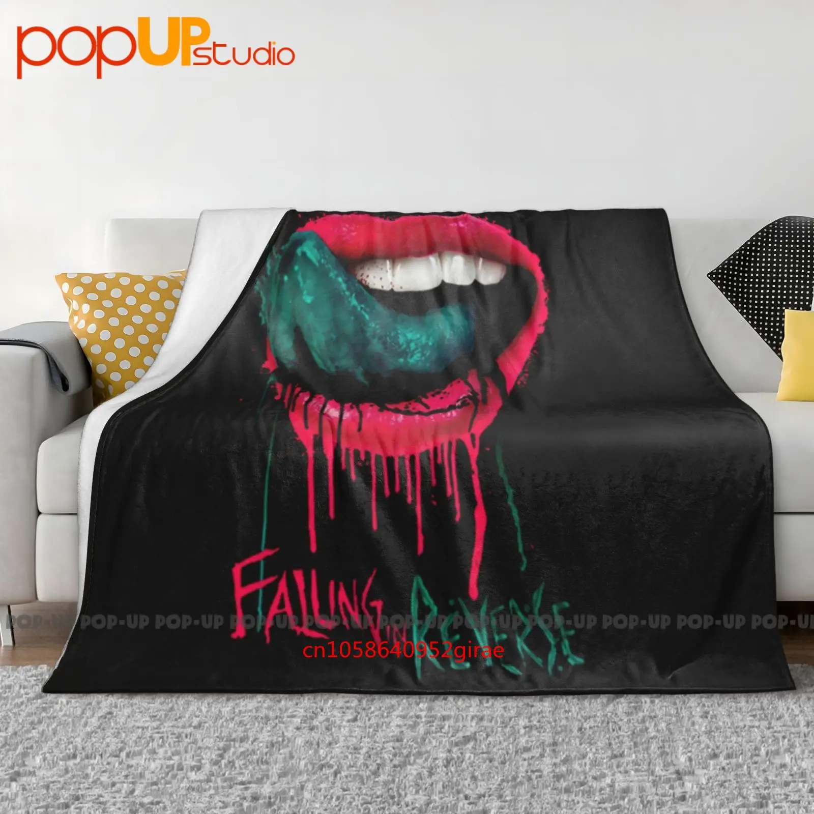 Falling In Reverse Lips Ultra-Soft Blanket Quilt Winter Sofa Cover Bed Covers