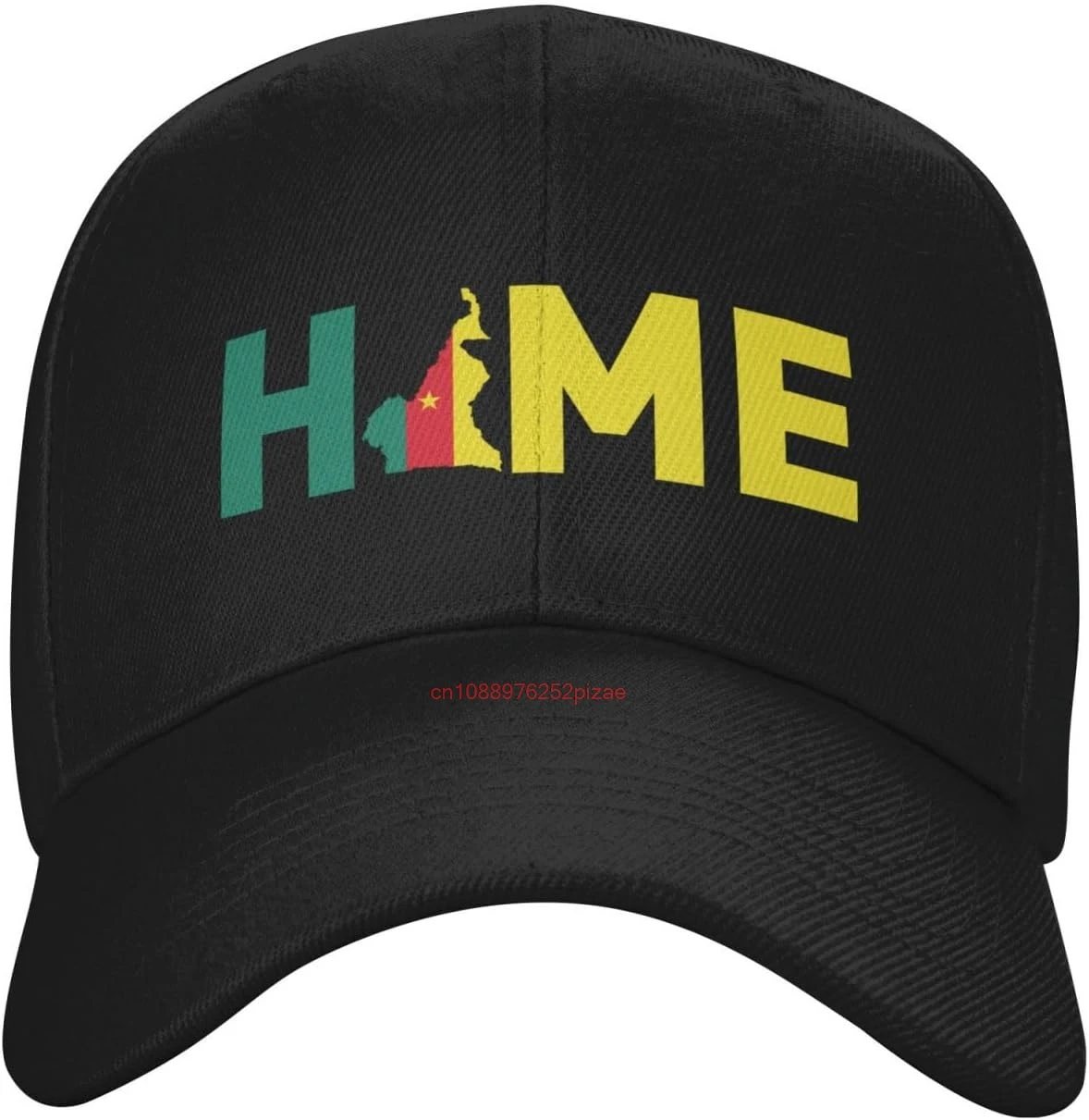 Camarero Mapa está Inicio Sombrero clásico Camerún Moda Casquette Golf Papá Sombreros Gorra de béisbol ajustable Hombres Mujeres