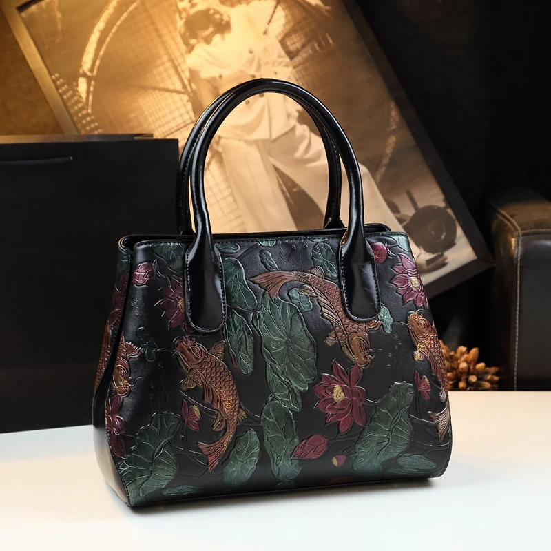 

Оригинальный нишевый дизайн, новая сумка из воловьей кожи большой вместимости, женская винтажная высококачественная сумка на плечо Сумка Женская, горячая распродажа