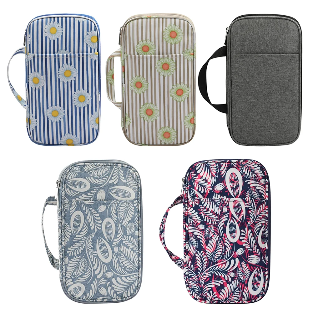 

Сумка для хранения вязальных крючков ручной работы, органайзер для пряжи и швейных принадлежностей, портативный дорожный органайзер для вязальных игл