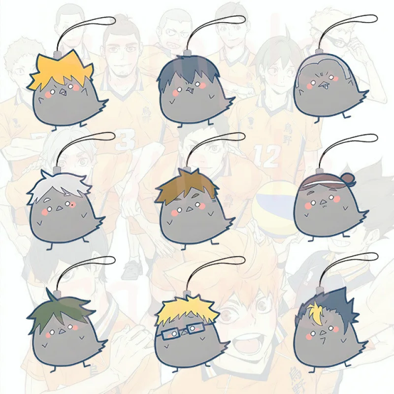 ¡¡Animé caliente Haikyuu!! Figura Shoyo Hinata Tobio Kageyama Kei Tsukishima Hajime Iwaizumi Haikyu llavero acrílico regalos de navidad