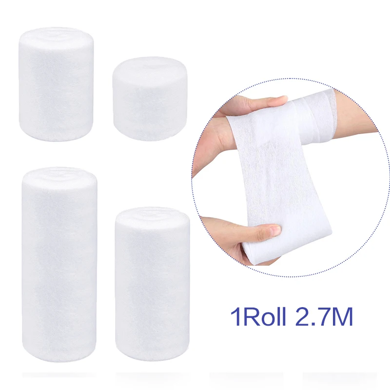 1/4/10Roll Medical Cotton Orthopedic Cast Padding Gypsum Liner Bandage Roll Plaster Pure Cotton Pad For Orthopedic Fixation