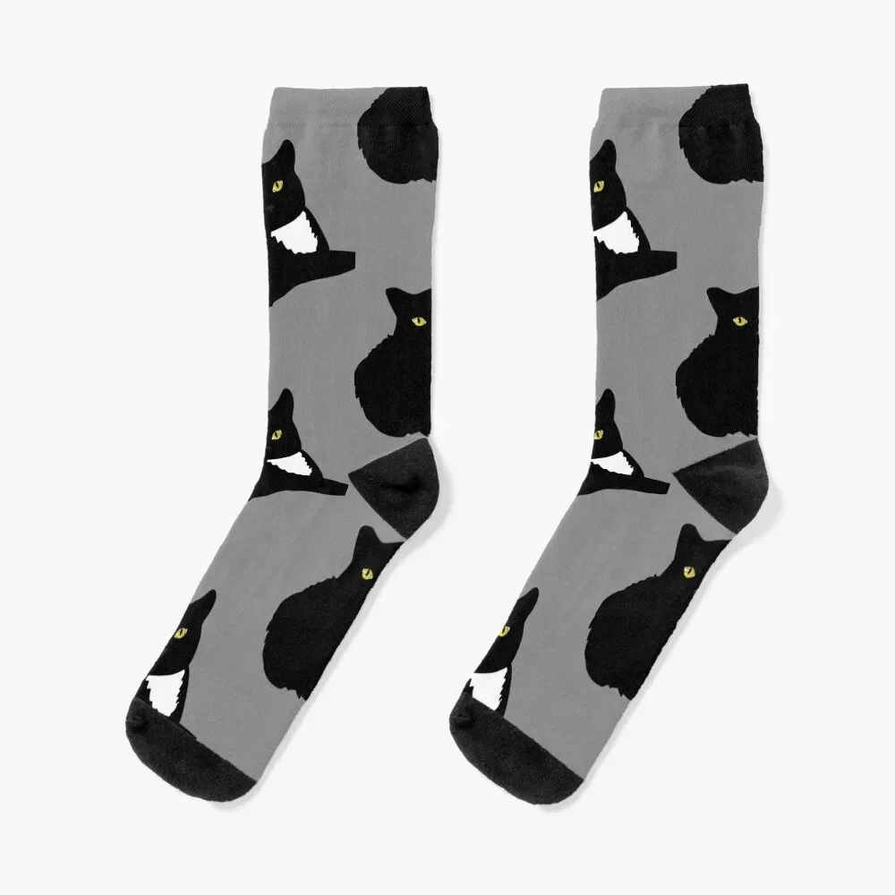 

Tuxedo Cat Socks tennis designer Socks Female Men's