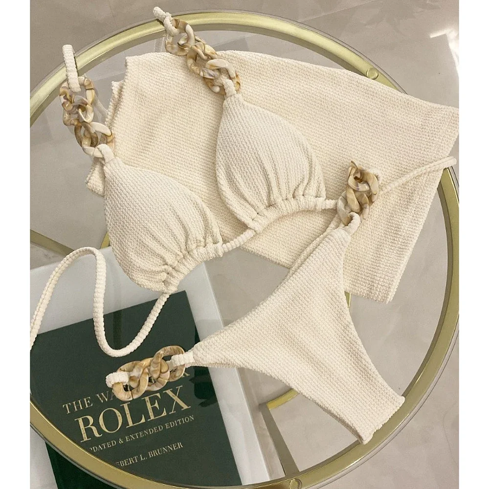 

Brazilian Bikini Set For Women Swimwear 3 Piece 2023 Sexy Swimsuit Micro Bikinis Push Up Beachwear Summer Femme biquini