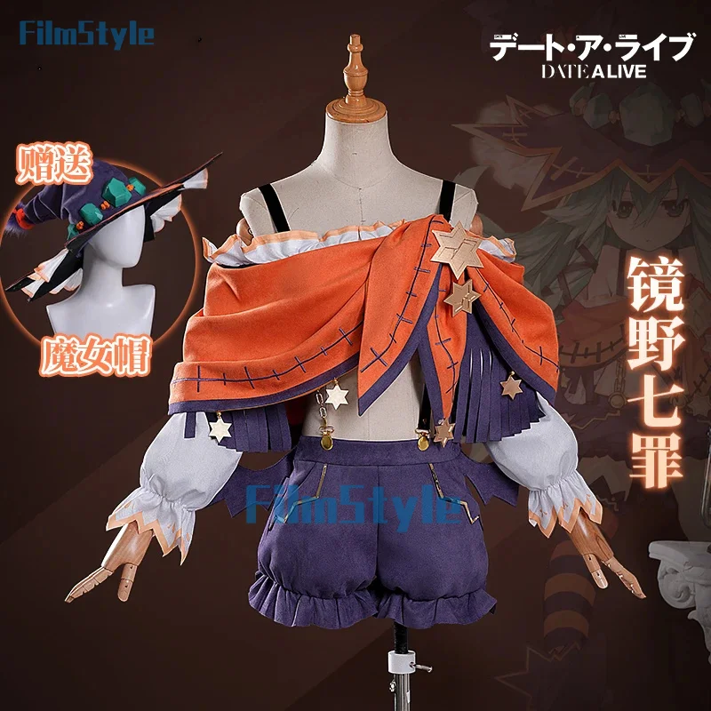 

Date A Live Natsumi Cosplay Costume Uniform Halloween Carnival Party Christmas Play Role Clothes Clothing for Women