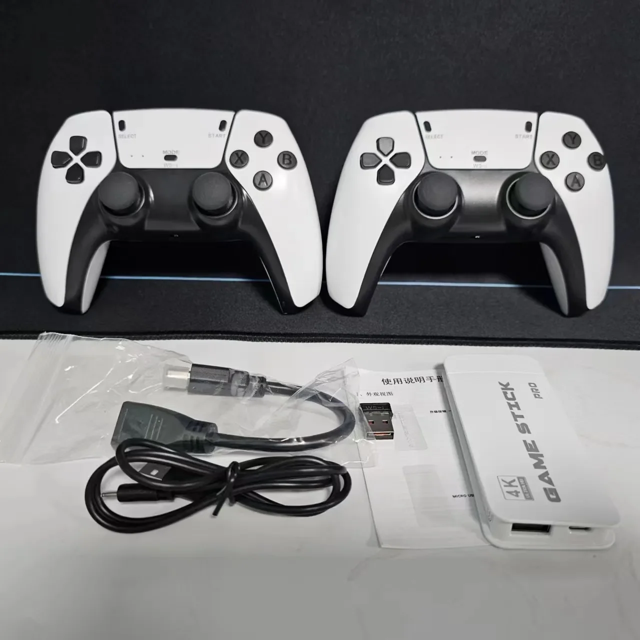 وحدة تحكم ألعاب فيديو محمولة M15 4K 64G 20000+ ألعاب ريترو لوحات ألعاب لاسلكية عالية الدقة عصا محاكاة متعددة للألعاب #3