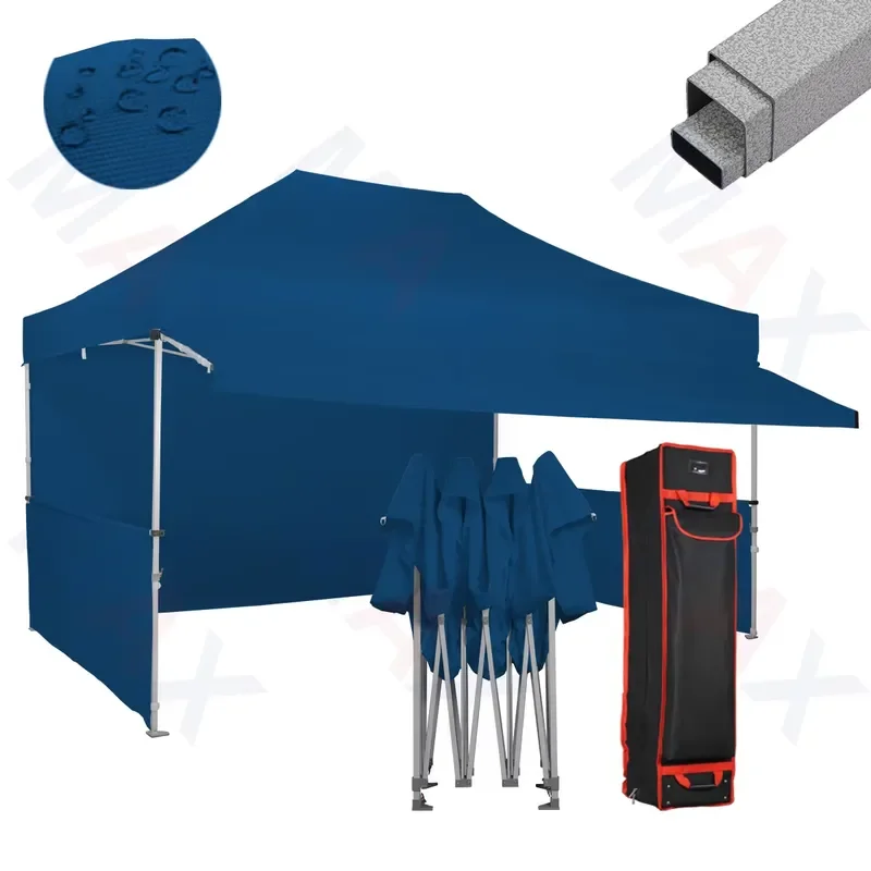 Factory Price 10x15 Foot Steel Folding Gazebo Tent 3x4.5M Screen House Room Outdoor Camping Pop up Display Tent