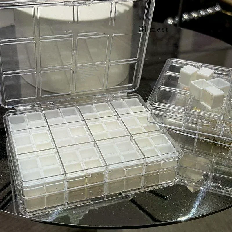 48 Grids Nail Art Storage Box Multi Compartment Organizer for Jewelry Stones Small Parts Beads DIY Storage at Home