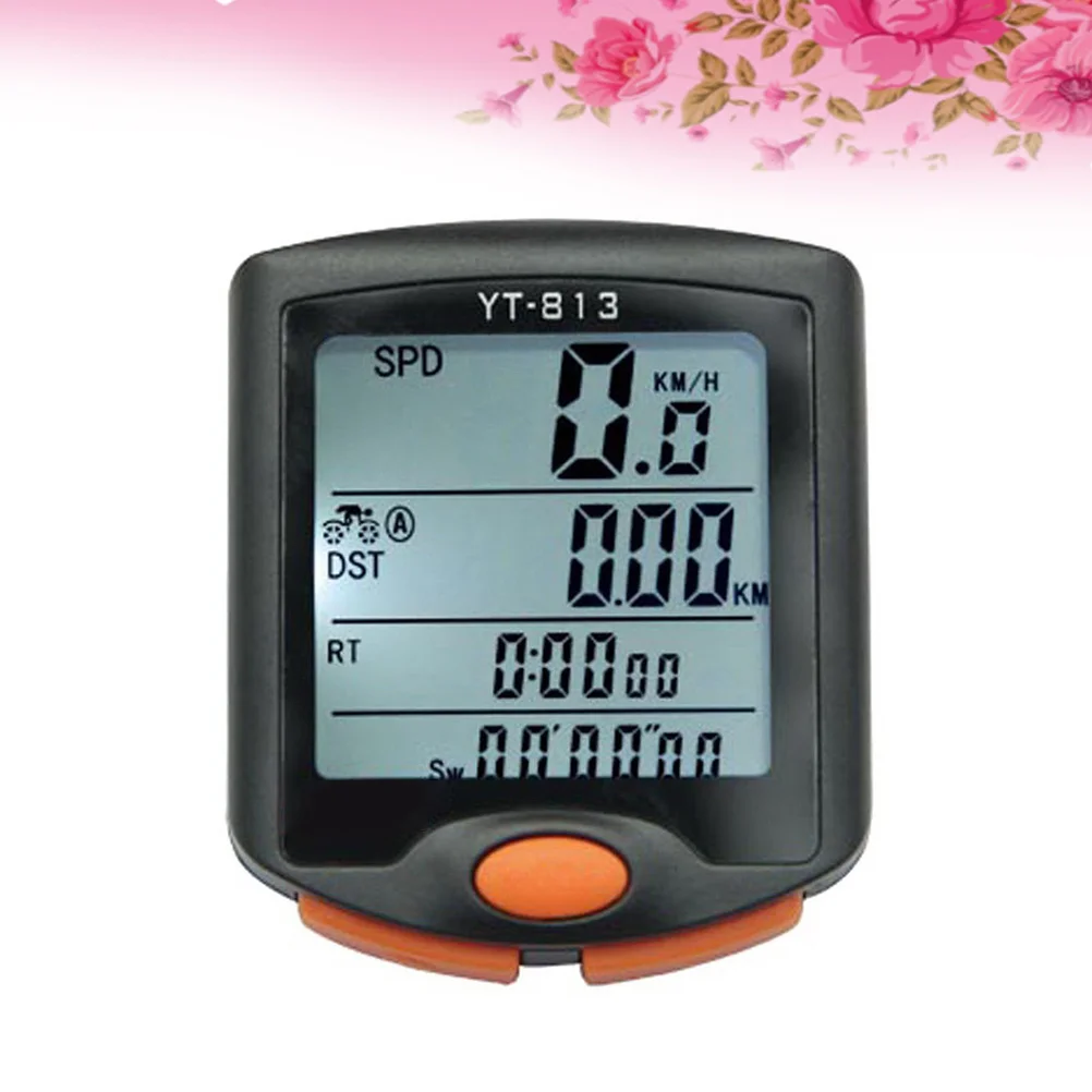 

Bike Tachometer Speedometer Back Light Computer Multi Function Measuring Current Average Speed Trip Distance Speedometer