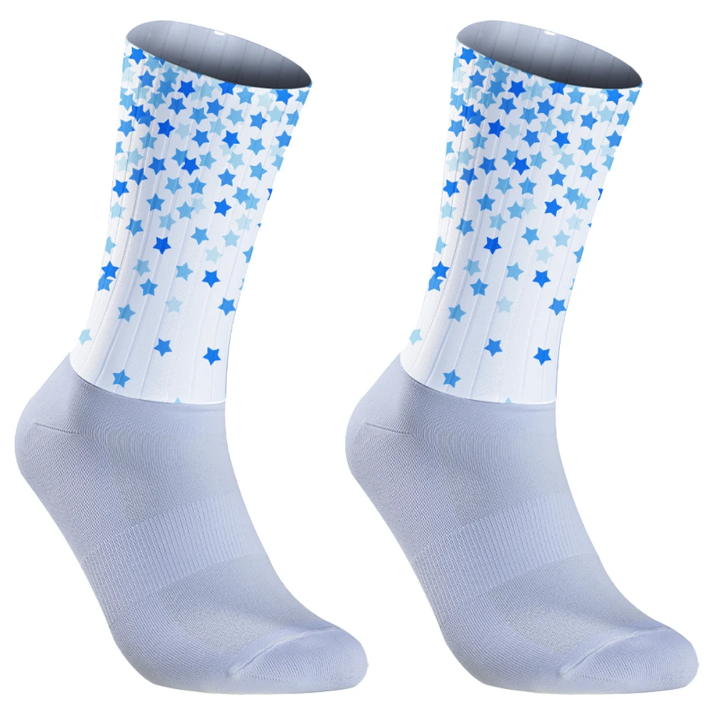 1 pairs of  cycling anti-skid sports socks and football socks Love Cycling socks