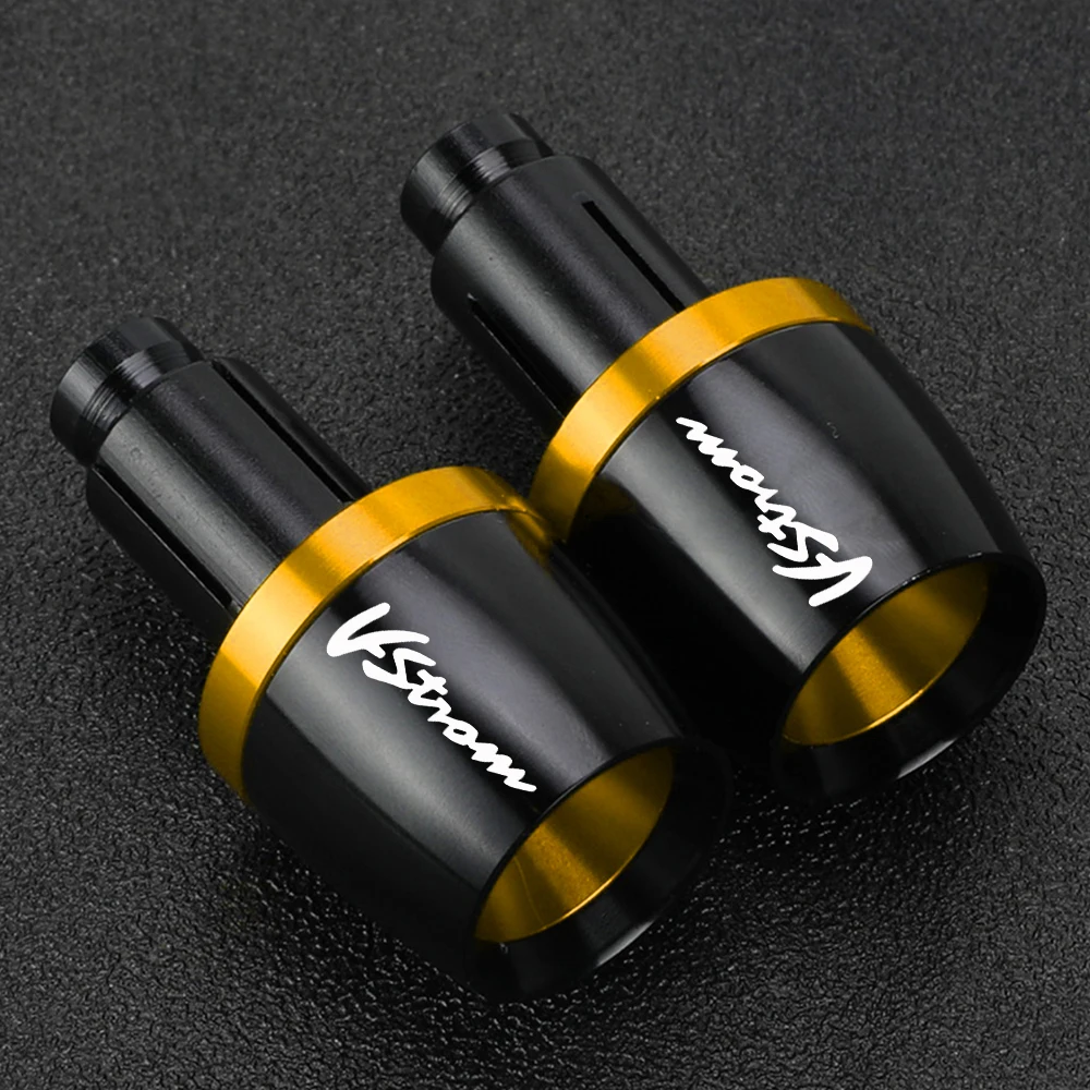 For SUZUKI DL 250 650 VSTROM V-STROM 650 1000 1050 800DE Motorcycle 22mm Handlebar Grips Bar Ends Cap Handle Counterweight Plug