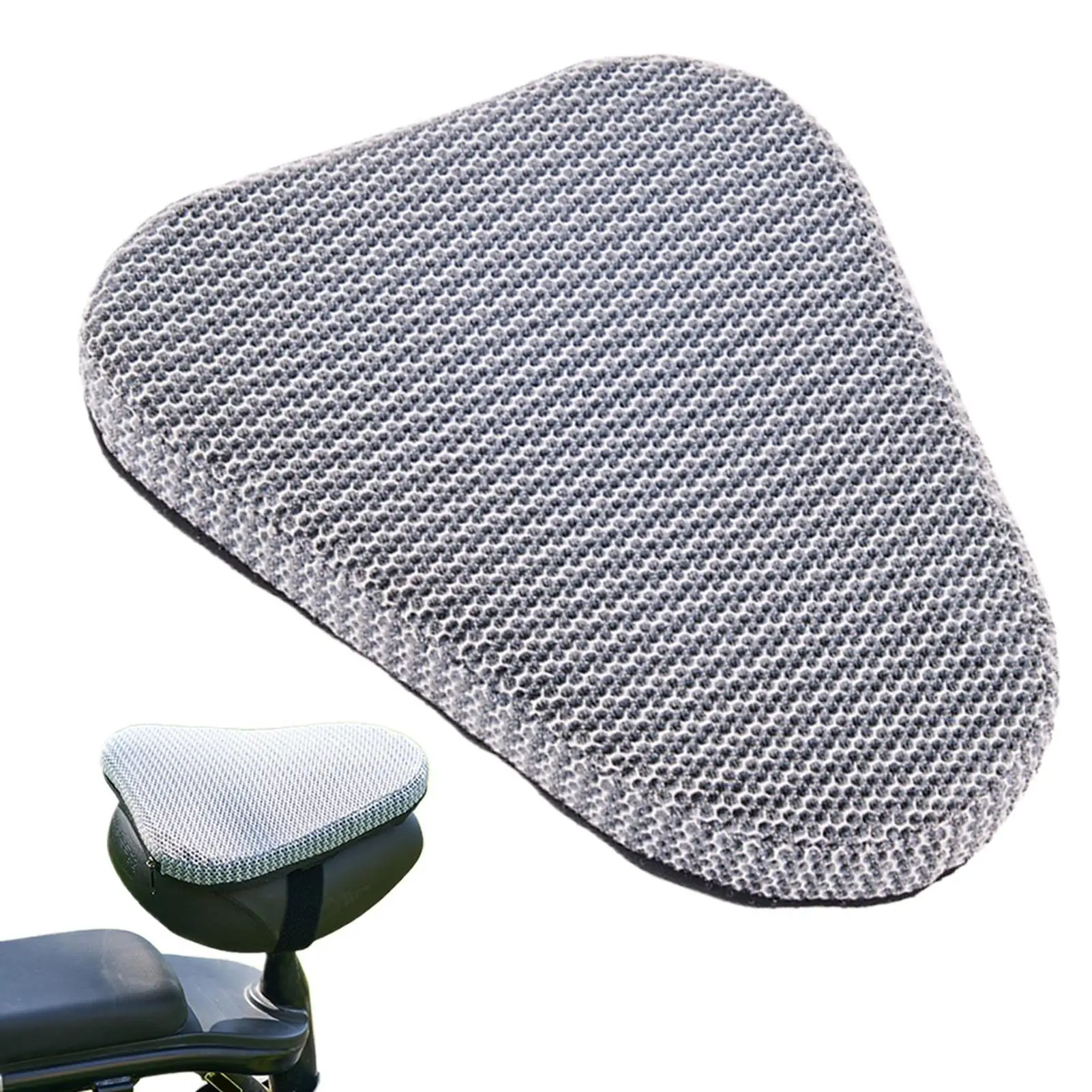 

Shock-Absorbing Motorcycle Seat Cushion Butt Support Pad Breathable Seat Cover Pad Electric Scooter Accessories
